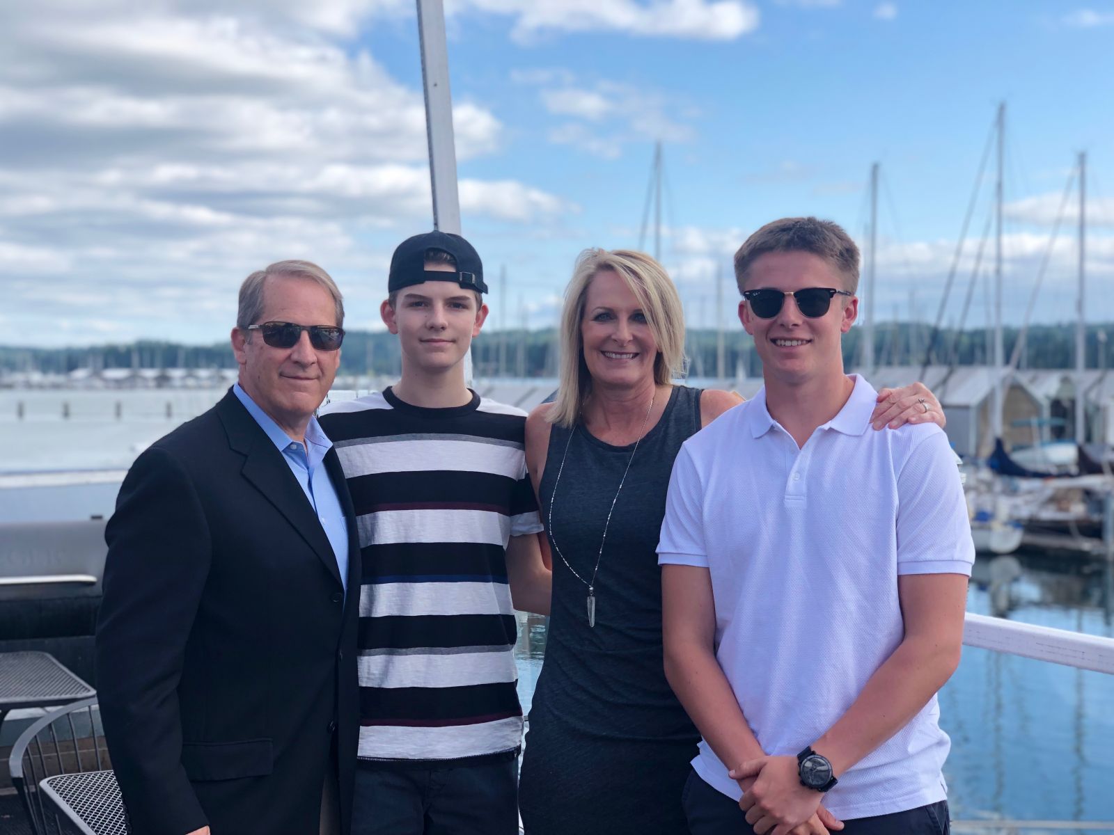 Jeanne with her family